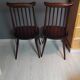 Pair of Ercol Goldsmith Scandinavian chairs from the 1960s.