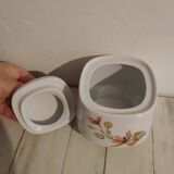 Sologne porcelain sugar pot
