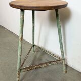 Green Industrial Workshop Stool, 1960s