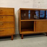 Dutch sicdeboard in 3 parts, 1950's