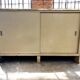 Vintage wooden shop counter/display case: design project