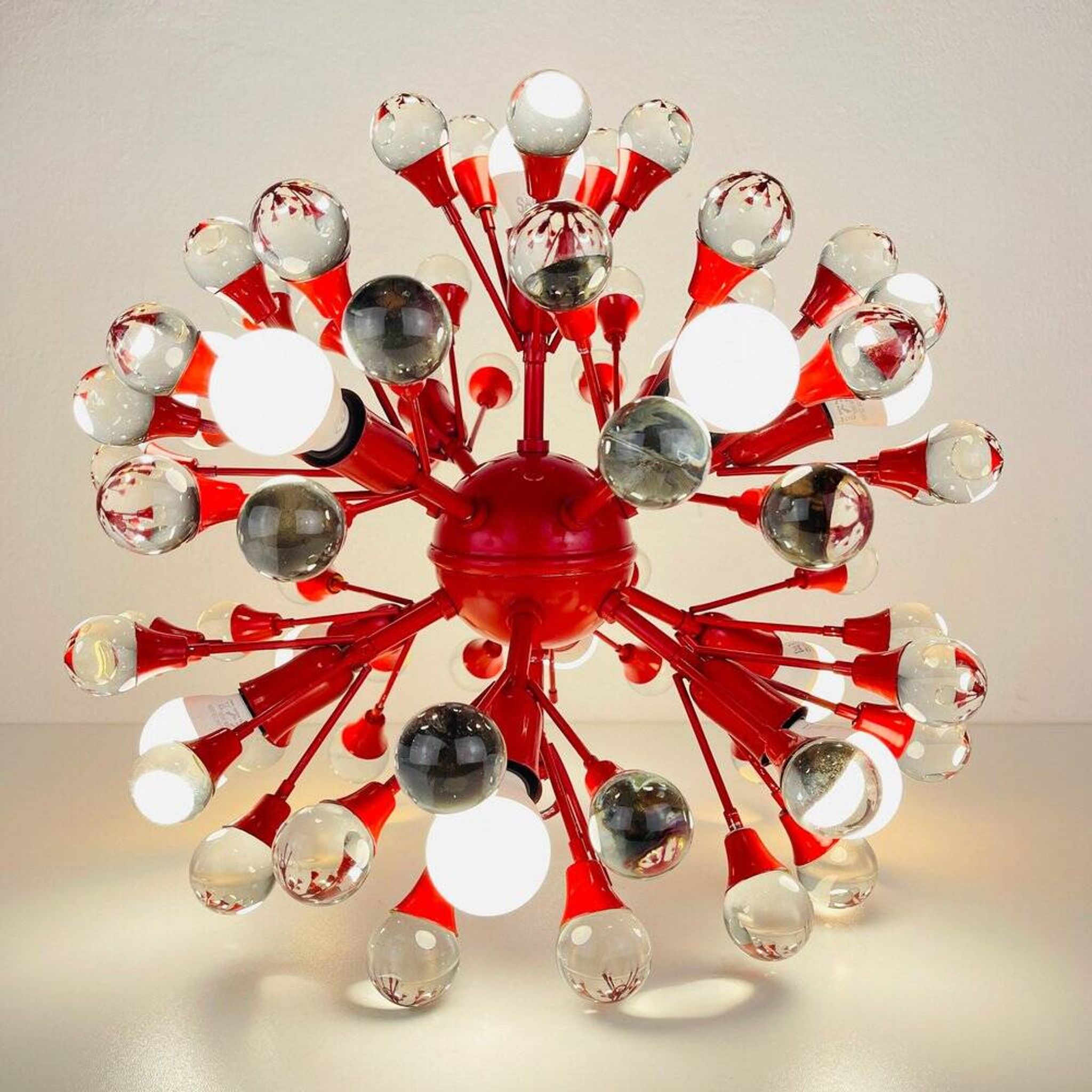Sputnik lamp Murano glass table or pendant, Italy, 1970s