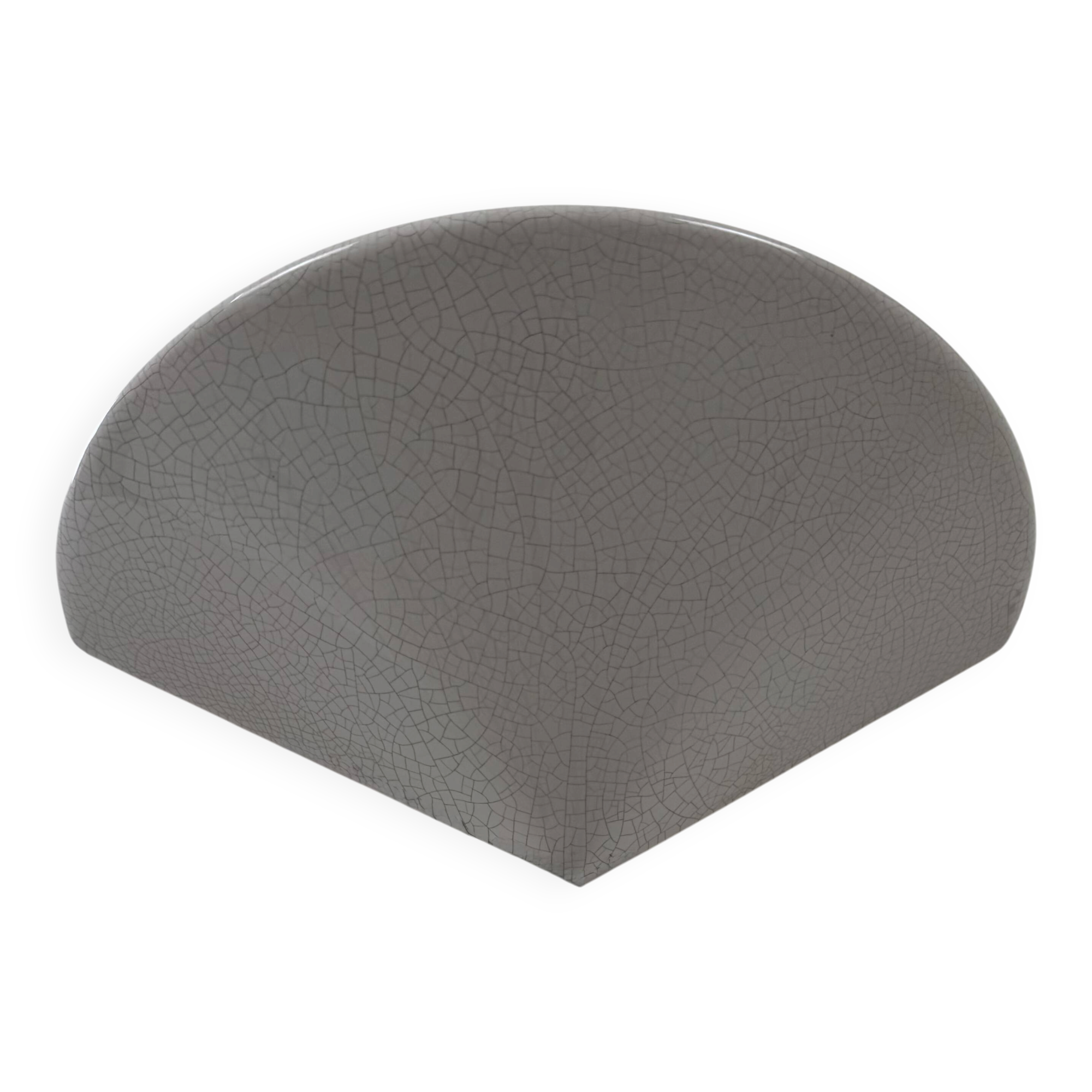 Vintage wall light in cracked white porcelain, France, 1970.