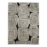 Abstract charcoal drawing 1 black and white