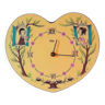 Odo clock in formica lovers of peynet 60 s