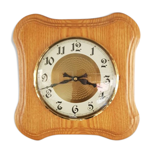 Horloge en bois de chêne blanc,