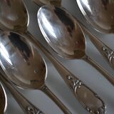 12 silver plated soup spoons Frionnet François