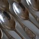 12 silver plated soup spoons Frionnet François