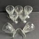 7 port glasses cut crystal