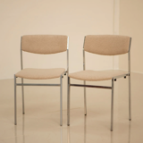 Pair of chairs by Gijs van der Sluis 60's