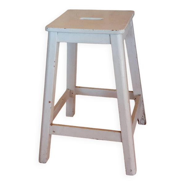 Tabouret de cuisine vintage à poignée