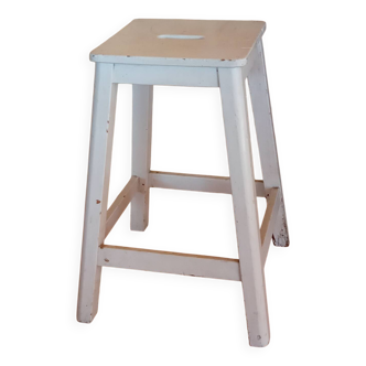 Vintage kitchen stool with handle