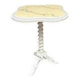 Guéridon, small painted wooden side table