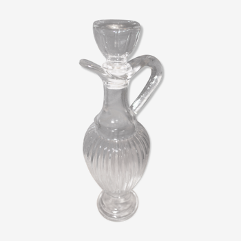 Ancient moulded glass carafe