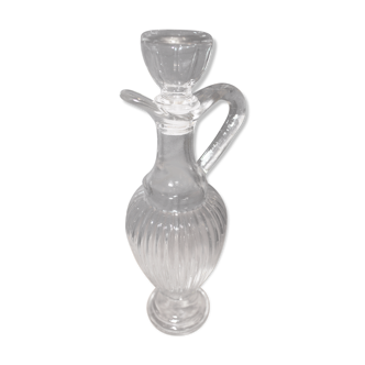 Ancient moulded glass carafe