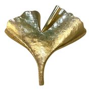 Contemporary Italian Brass Leaf Wall Sconce by Simoeng