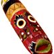 Hanging African / Tribal Mask (large model) Carved and coloured wood