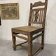 Chaise paysanne ancienne en bois