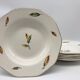 Set of 6 hollow plates "Digoin Sarreguemines / Nemours model"