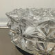 Vintage cast glass ceiling lamp 70s
