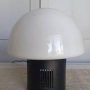 Lampe champignon verre et métal années 60