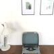 Machine à écrire portable brother 1960 bleu clair