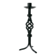 Wrought iron candle holder, Brutalist, 1970