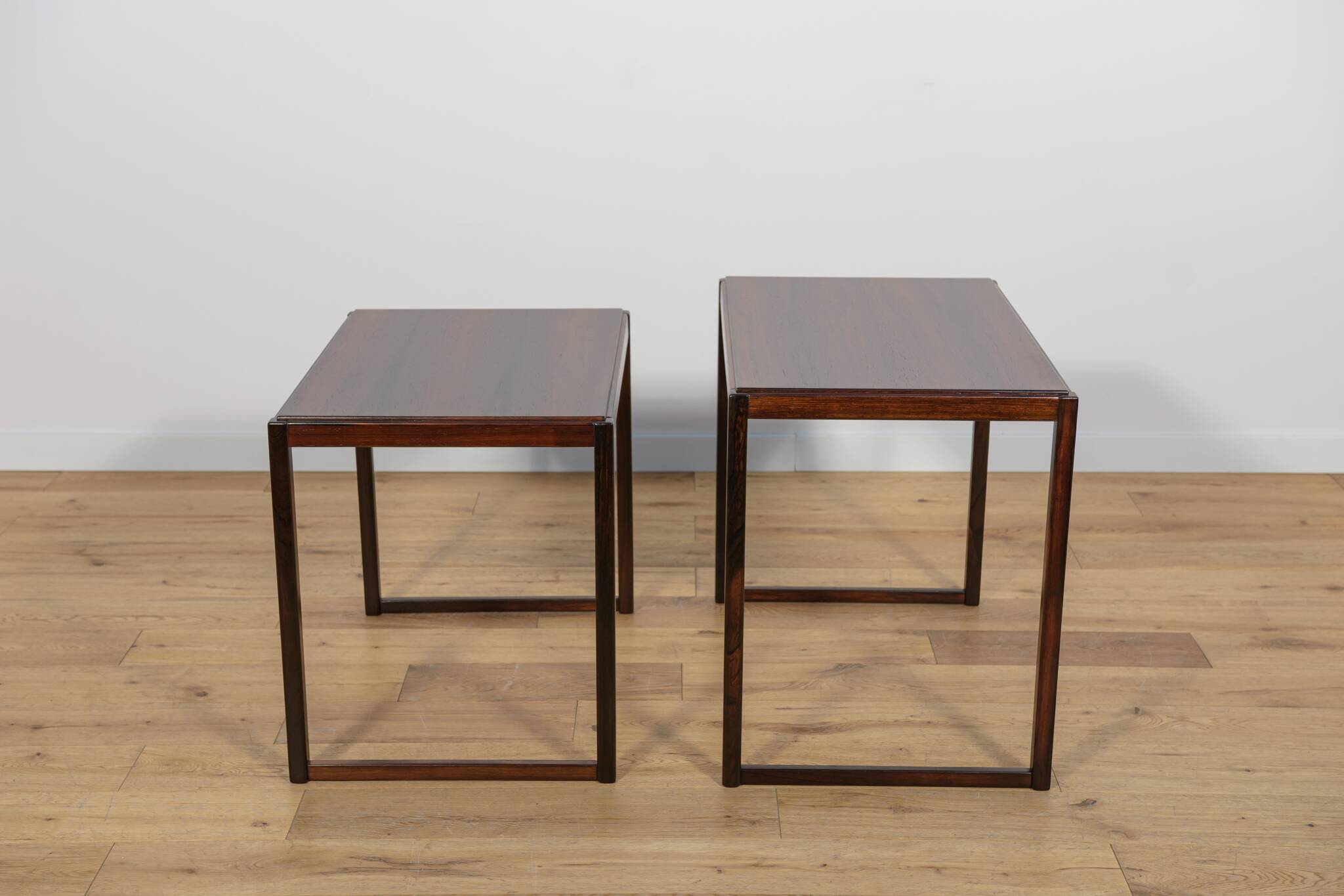 Mid-Century Rosewood Nesting Tables, 1960s, Sweden, Set of 2