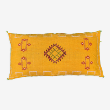 Berber cushion Yellow Sabra