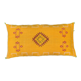 Berber cushion Yellow Sabra