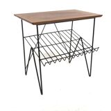 "Stringbord" side table in teak, Sweden, 1950