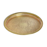 Engraved brass top