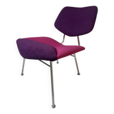Fauteuil Vermund VL 135 violet rose chrome
