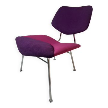 Fauteuil Vermund VL 135 violet rose chrome