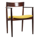 Chaise danoise vintage avec accoudoirs en palissandre par Henry Rosengren Hansen pour Brande Møbelindustri