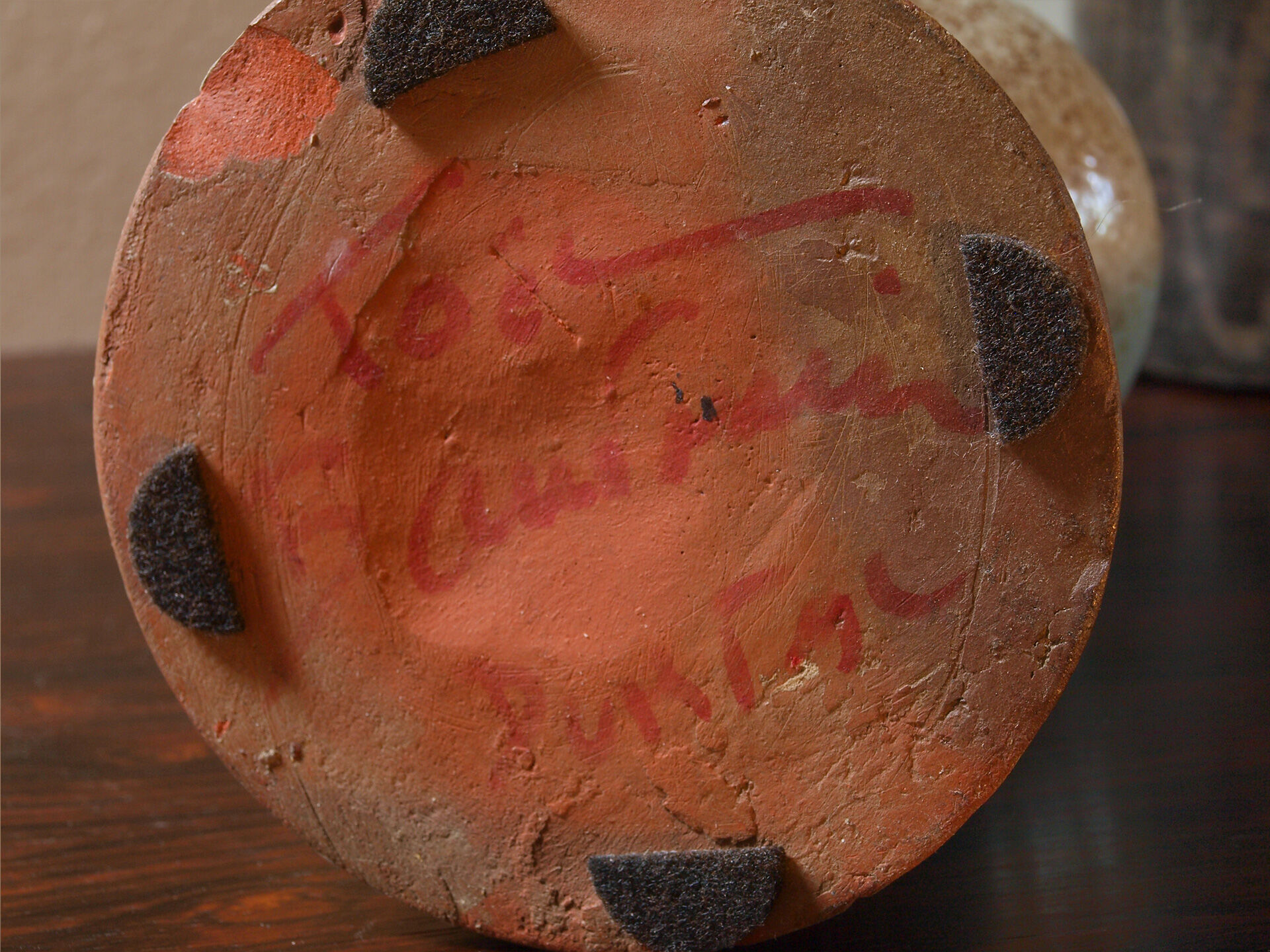 Brutalist diabolo vase by Joël Baudoin, 60s