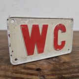 Toilet door nameplate - WC plate