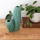 Vase en céramique à cactus, décoration à deux branches, décoration d'intérieur du sud-ouest