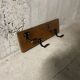 1960s wall-mounted coat rack
