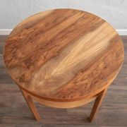Table d'appoint tchécoslovaque en bois, années 80