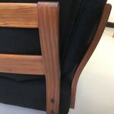 Two-seater sofa, beech wood. Danish manufacture