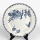 5 assiettes dépareillées Terre de fer 1900