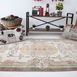 3x6 Shades Of Beige Turkish Rug, 204x106Cm