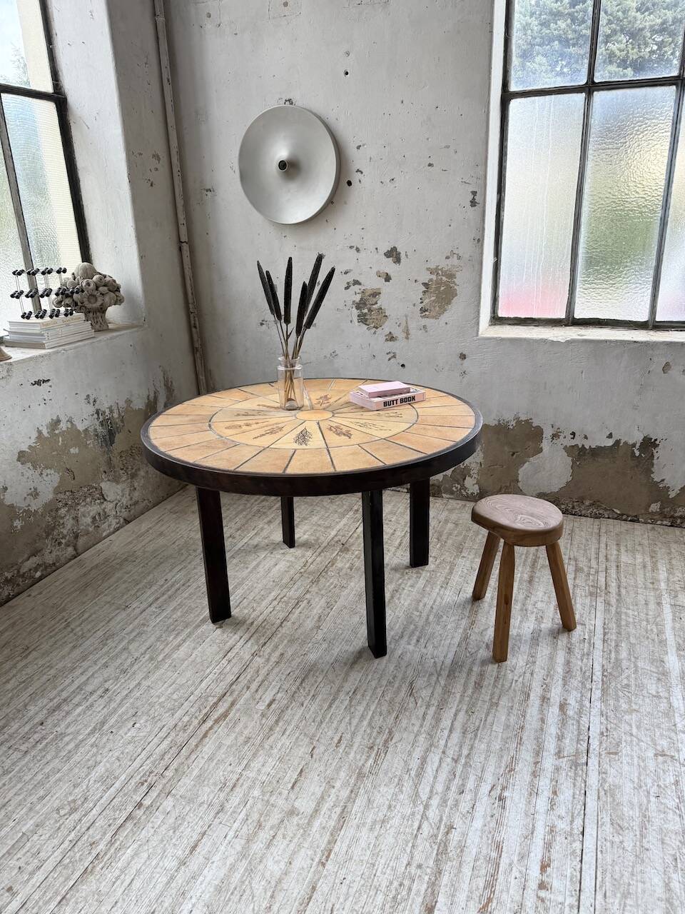 Herbier Capron ceramic dining table