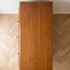 Antique solid wood chest of drawers with a secret drawer.