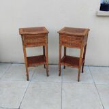 Pair of antique Louis XVI bedside tables