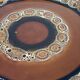 Round hollow serving dish Sarreguemines model Hawai