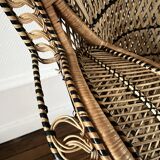 Fauteuil Emmanuelle Peacock Chair