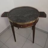 Table bouillotte en acajou