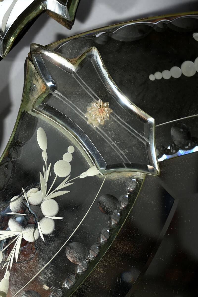 Venetian Mirror in Eglomisé Glass – 1950